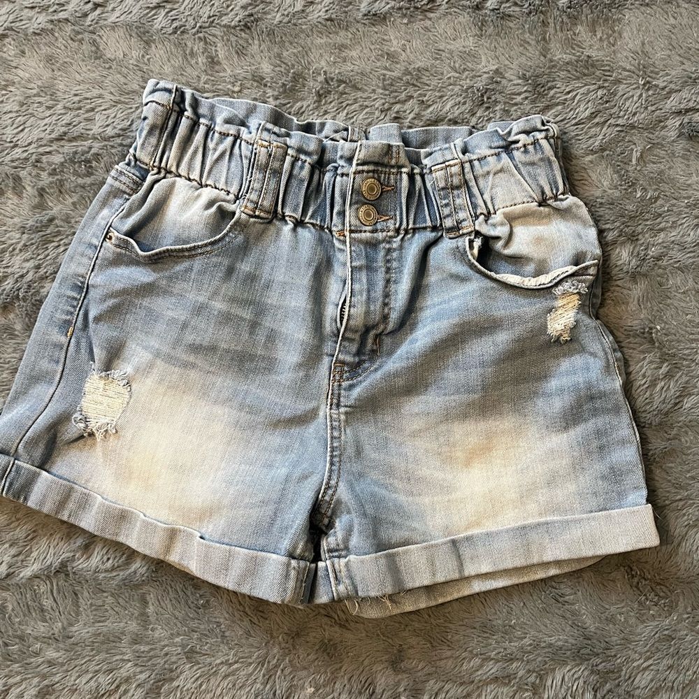 Vanilla star Jean short Cinched Waist Elastic Waist Women’s Size 5